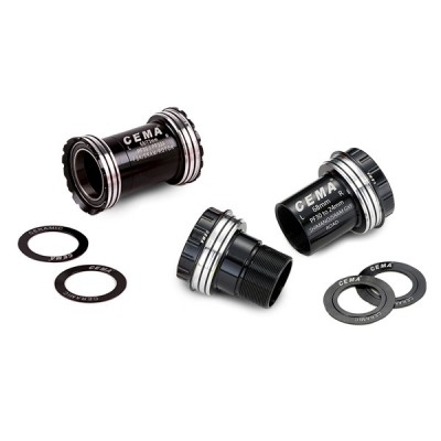 CEMA PF30 Interlock Bottom Bracket SS Red