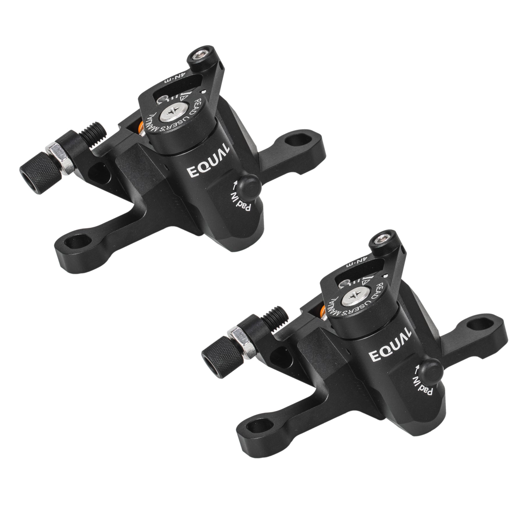 Growtac Equal Brakes Set, Post Mount BLACK