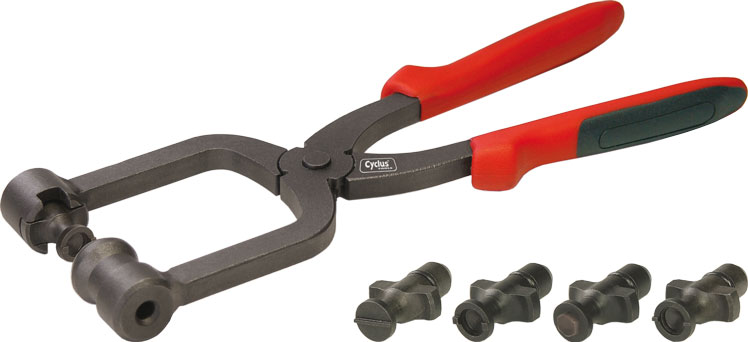 CYCLUS TOOLS Chainring r complete set including 5 bits (A,B,C,D,E)