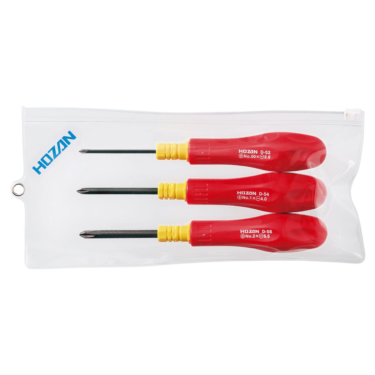 Hozan D-44 Reversible Screwdriver Set + -