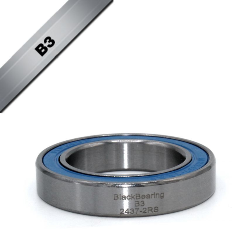 Bearing B3 - BLACKBEARING - 24377-2RS, 24 x 37 x 7 mm, Chrome Steel Bearing B3 - BLACKBEARING - 24377-2RS, 24 x 37 x 7 mm, Chrome Steel