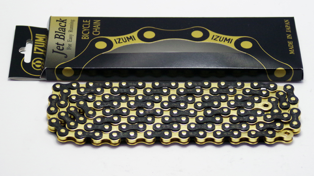 IZUMI JET BLACK 1/2 x 1/8 Standard 116L Chain