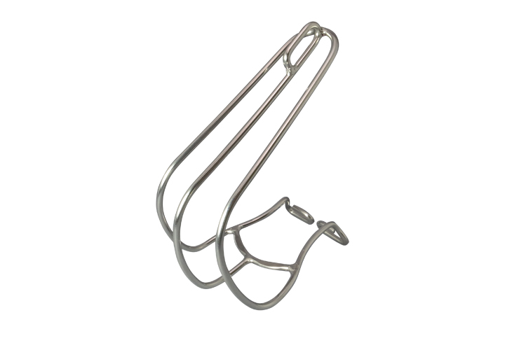 MKS Stainless Steel Cage Toe Clips Silver