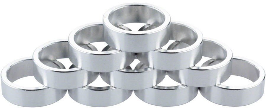 Tangeseiki Aluminium Alloy Bike Stem / Headset Spacers 1 1/8-Inch (BLACK)