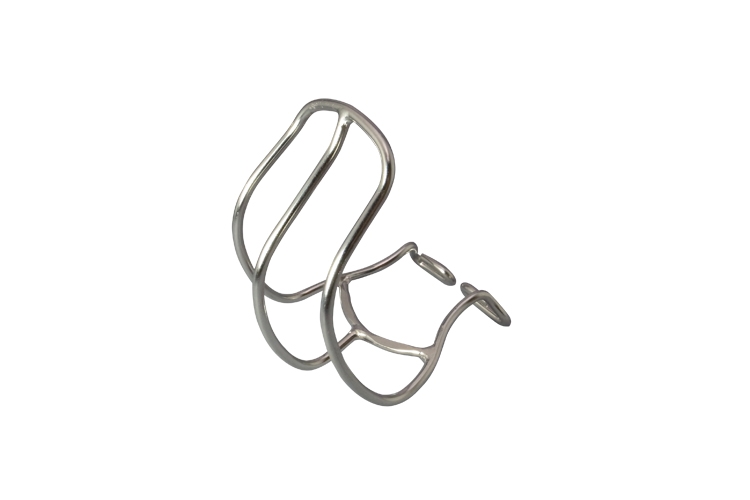 MKS Stainless Half Cage Toe Clips Silver Pairs MKS Stainless Half Cage Toe Clips Silver Pairs
