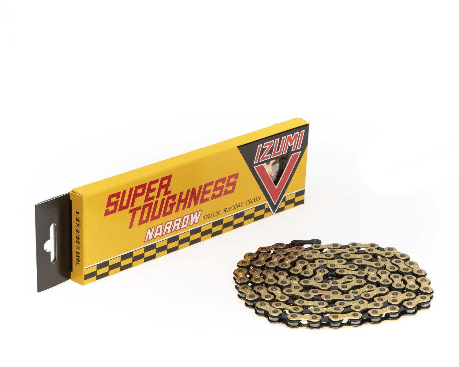 Izumi V-Gold Super Toughness Narrow 1/2 x 3/32 - 116L Track - Single Speed Chain