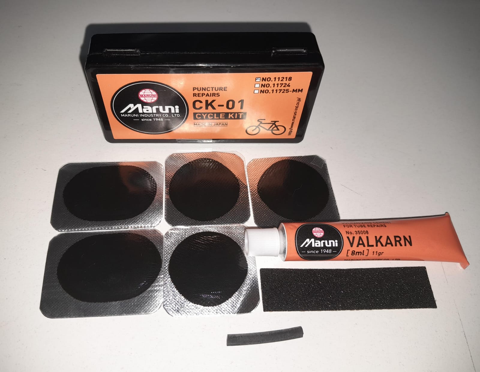 MARUNI Tire AND Tube repair material, CYCLE KIT CK-01, BB PATCH (11218)